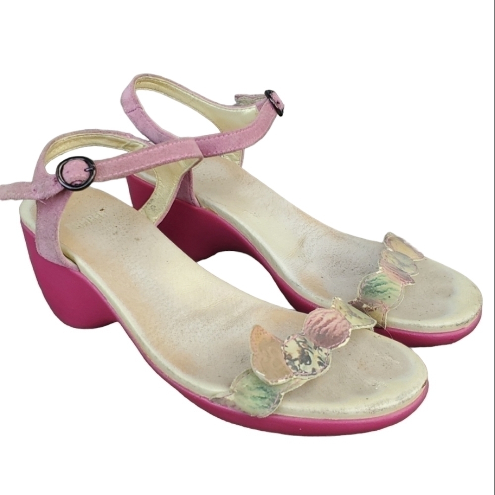 Camper Y2K heels ankle strap shoes sandals sz 40 us 7